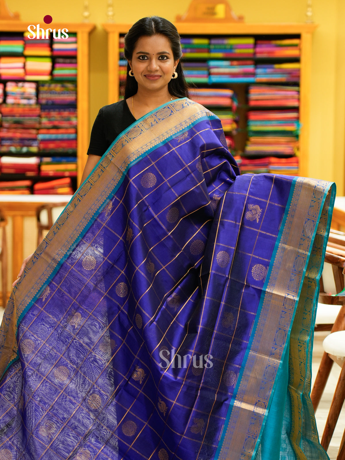 Silk Cotton Saree - EH28112