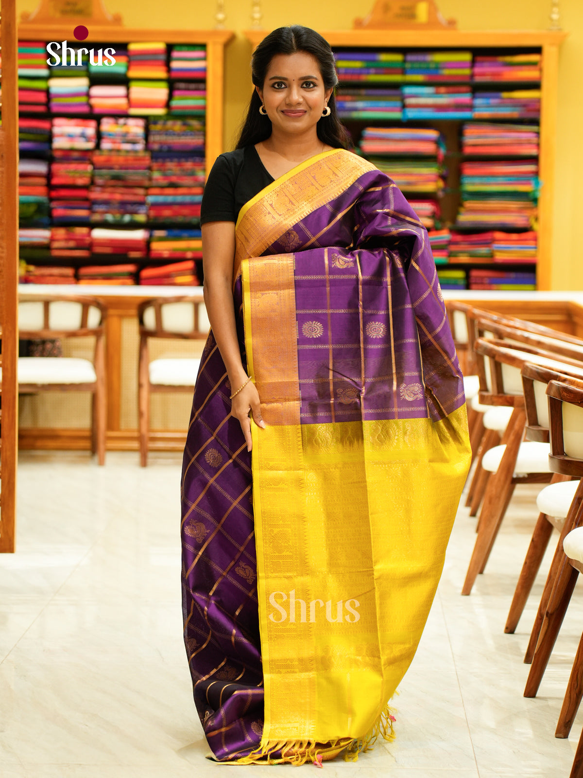 Silk Cotton Saree - EH28116
