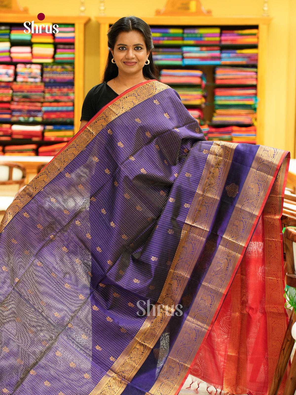 Silk Cotton Saree - EH28117