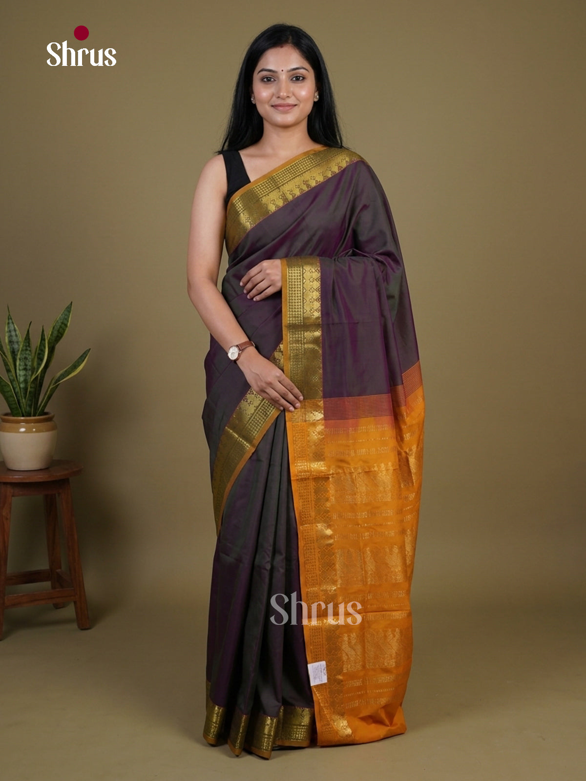 Silkcotton-halfpure Saree - EH28122