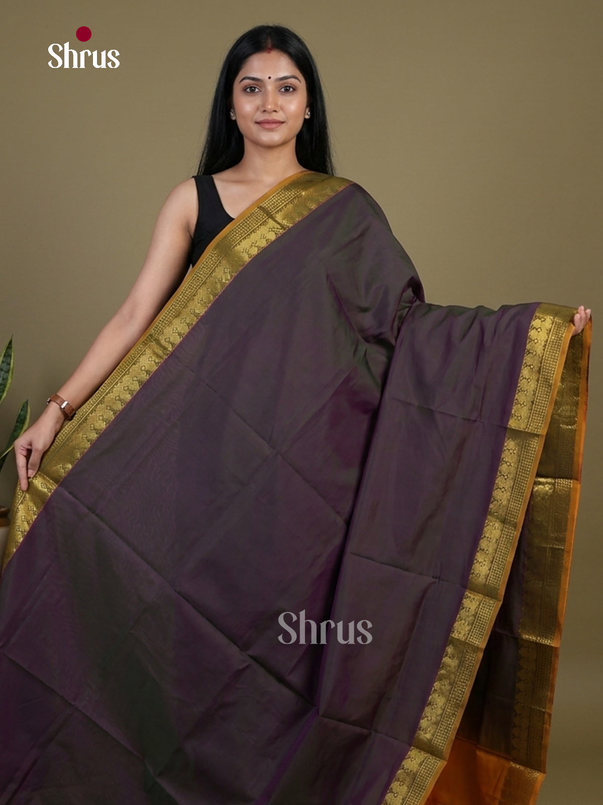 Silkcotton-halfpure Saree - EH28122