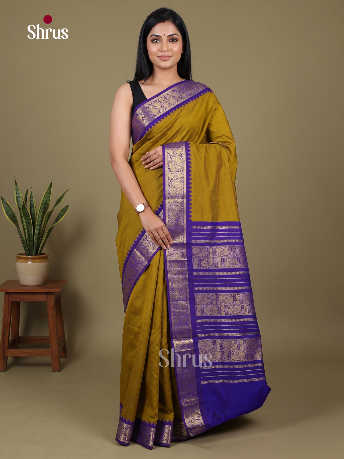 Silkcotton-halfpure Saree - EH28247