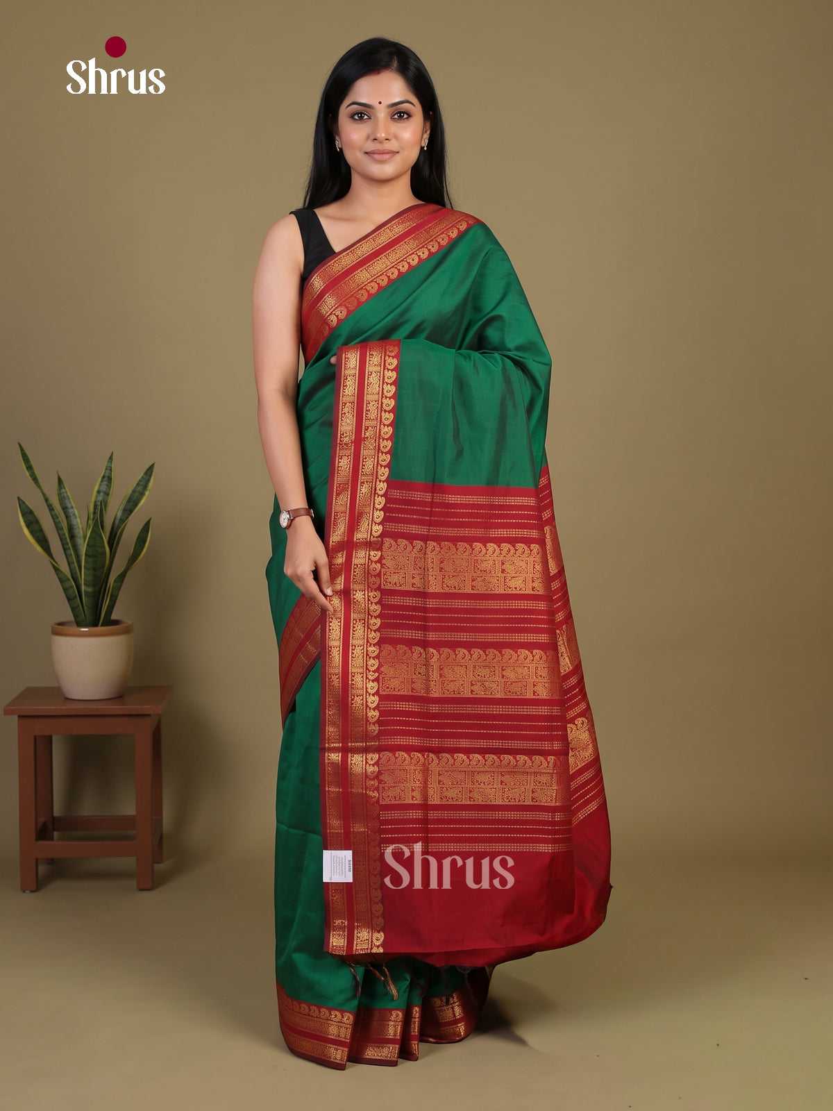 Silkcotton-halfpure Saree - EH28248