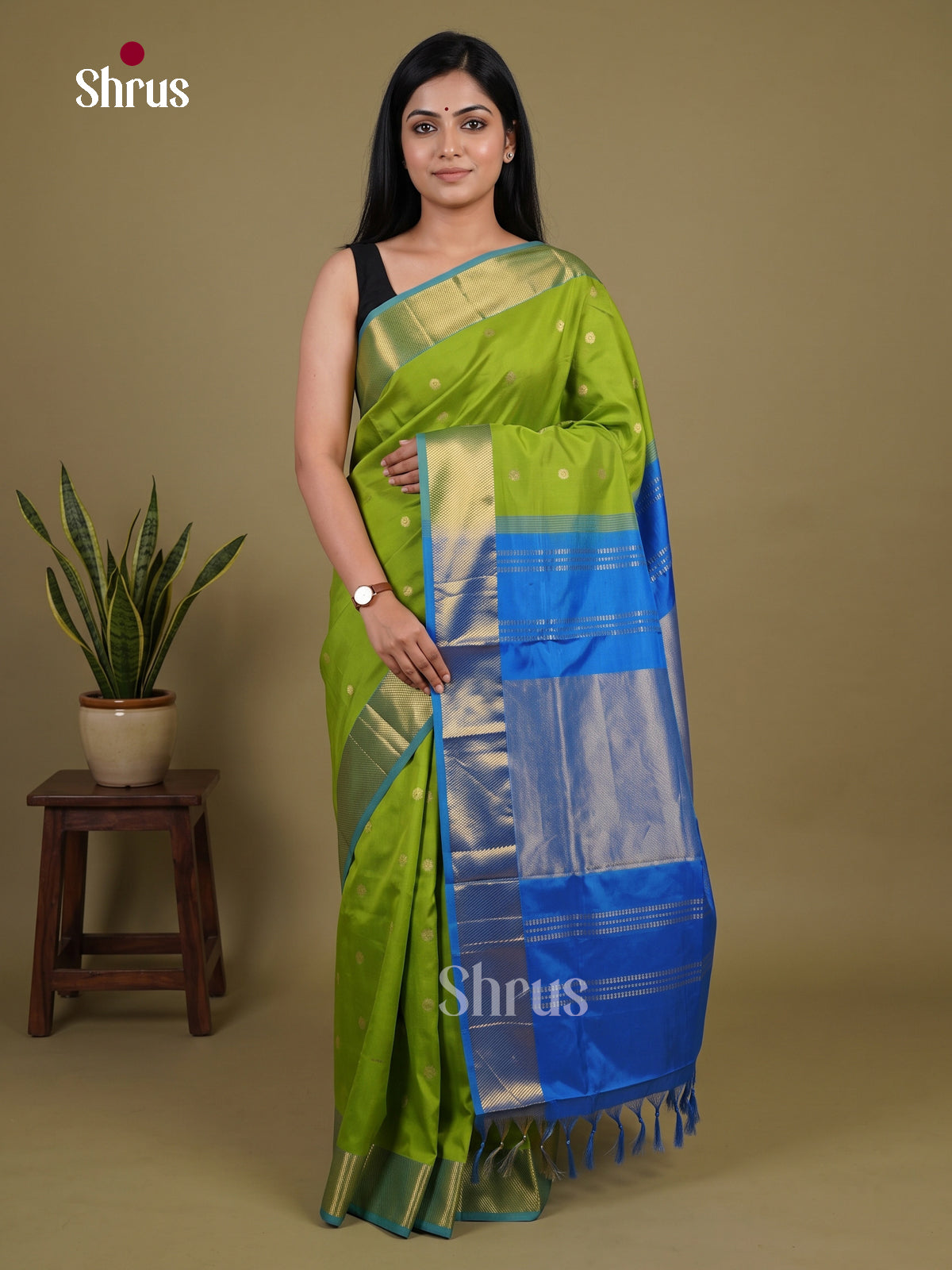 Silkcotton-halfpure Saree - EH28281