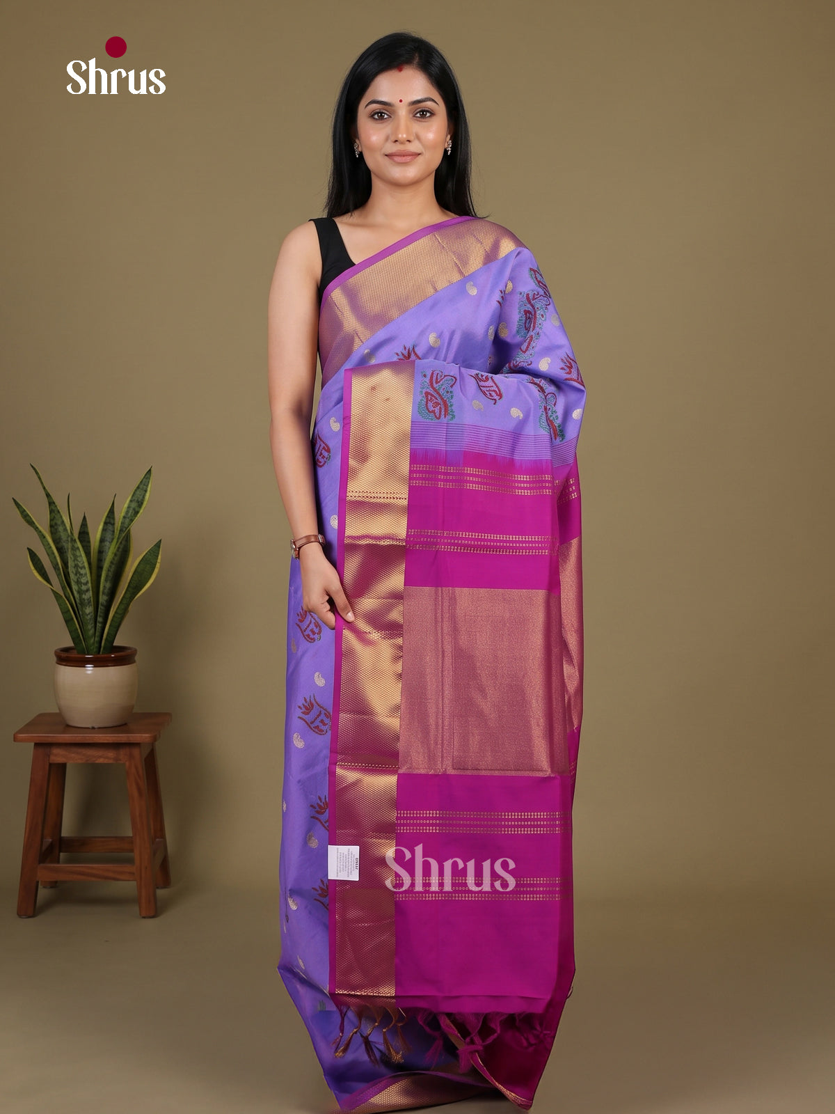 Silkcotton-halfpure Saree - EH28297