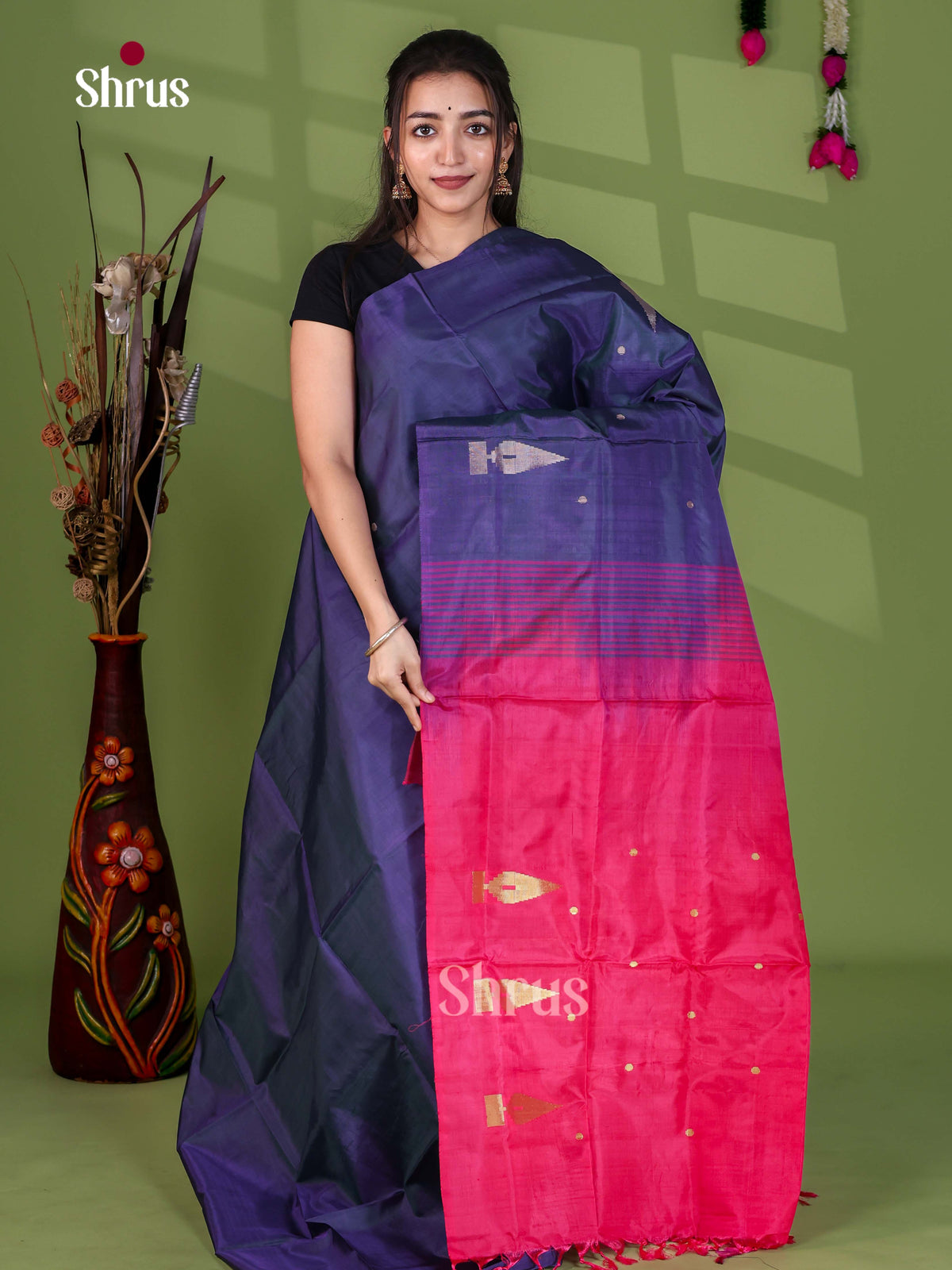 Banana Pith Saree - EH29002