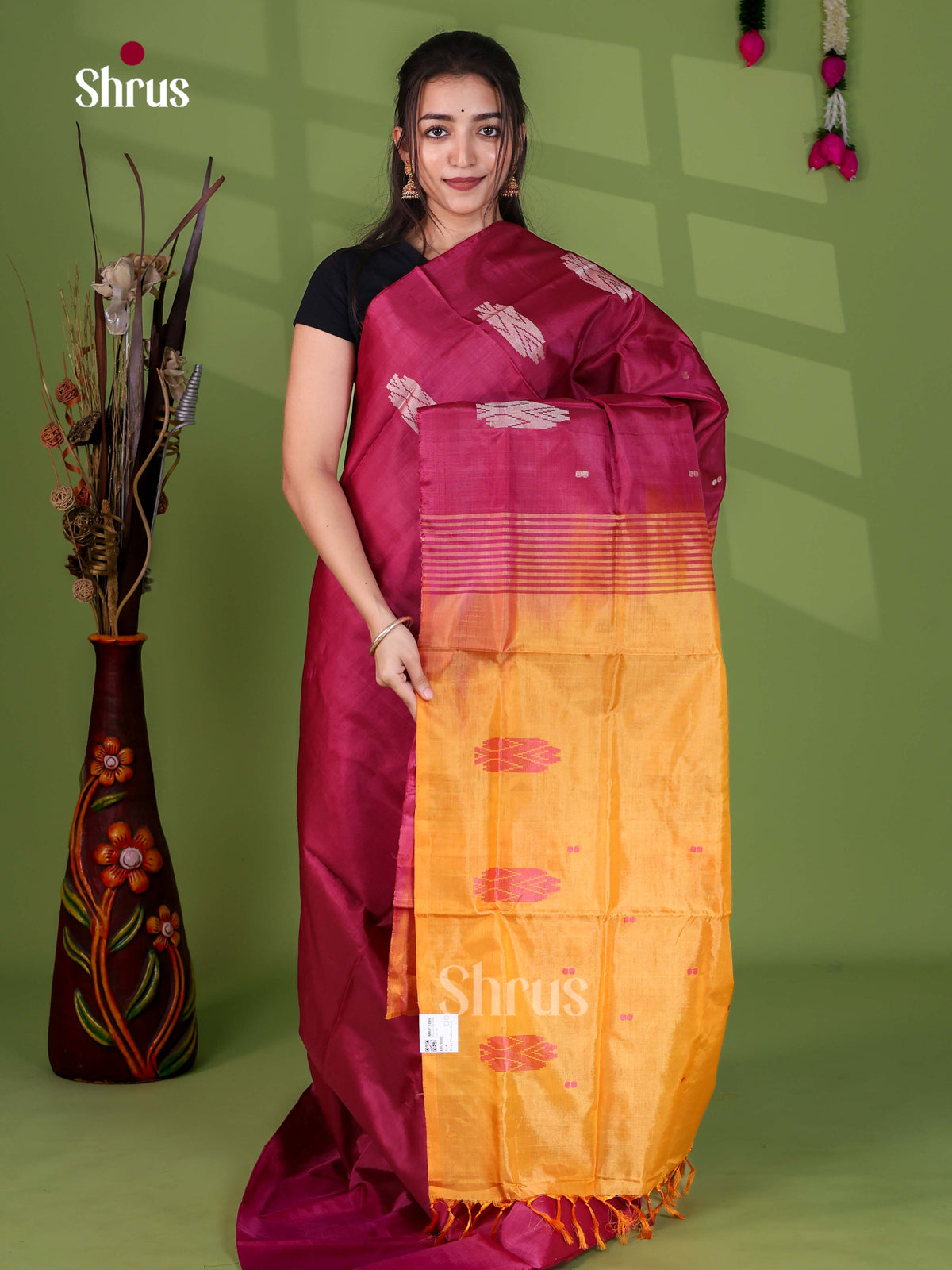 Banana Pith Saree - EH29006
