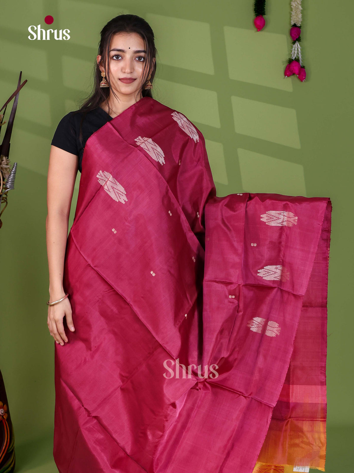 Banana Pith Saree - EH29006