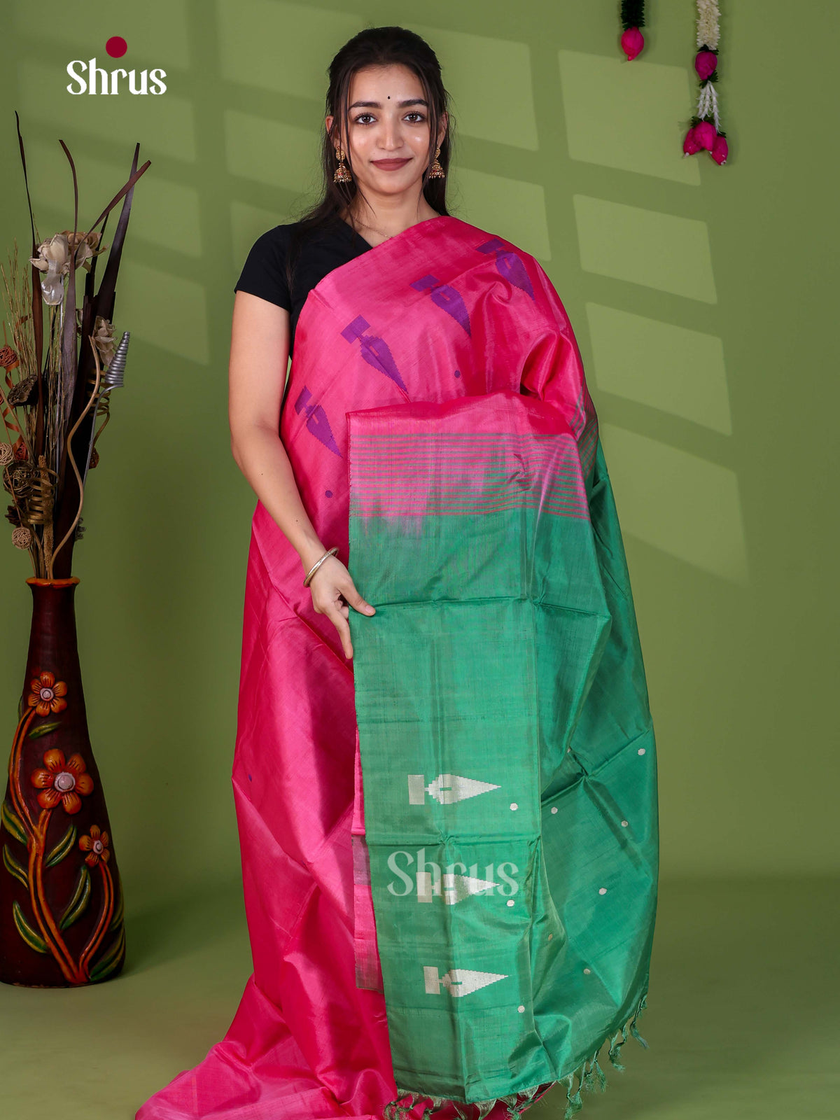 Banana Pith Saree - EH29008