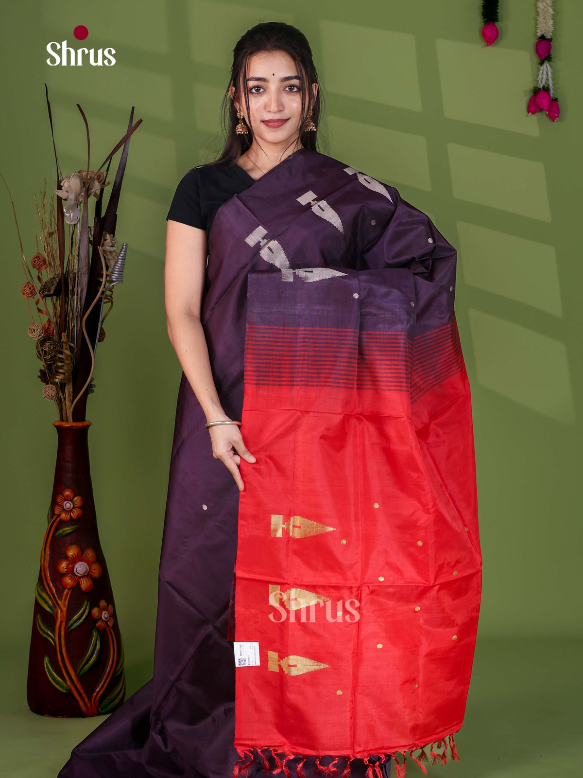 Banana Pith Saree - EH29013