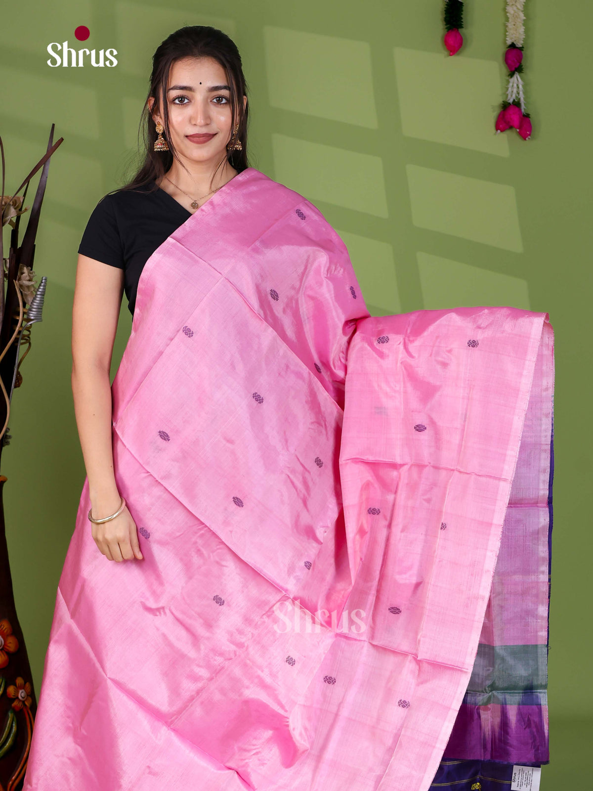 Banana Pith Saree - EH29016