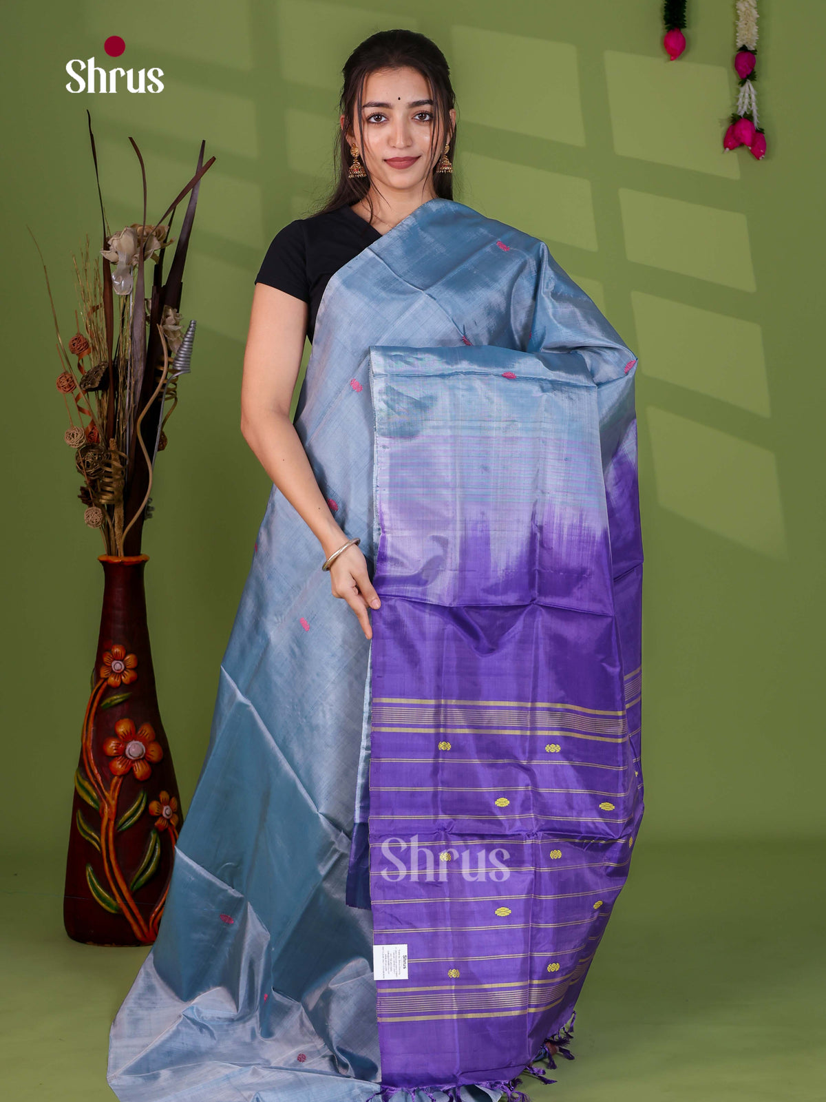 Banana Pith Saree - EH29022