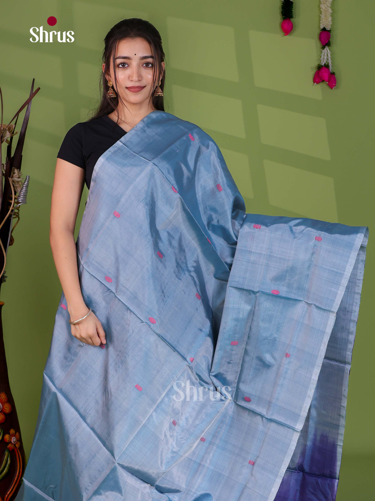 Banana Pith Saree - EH29022