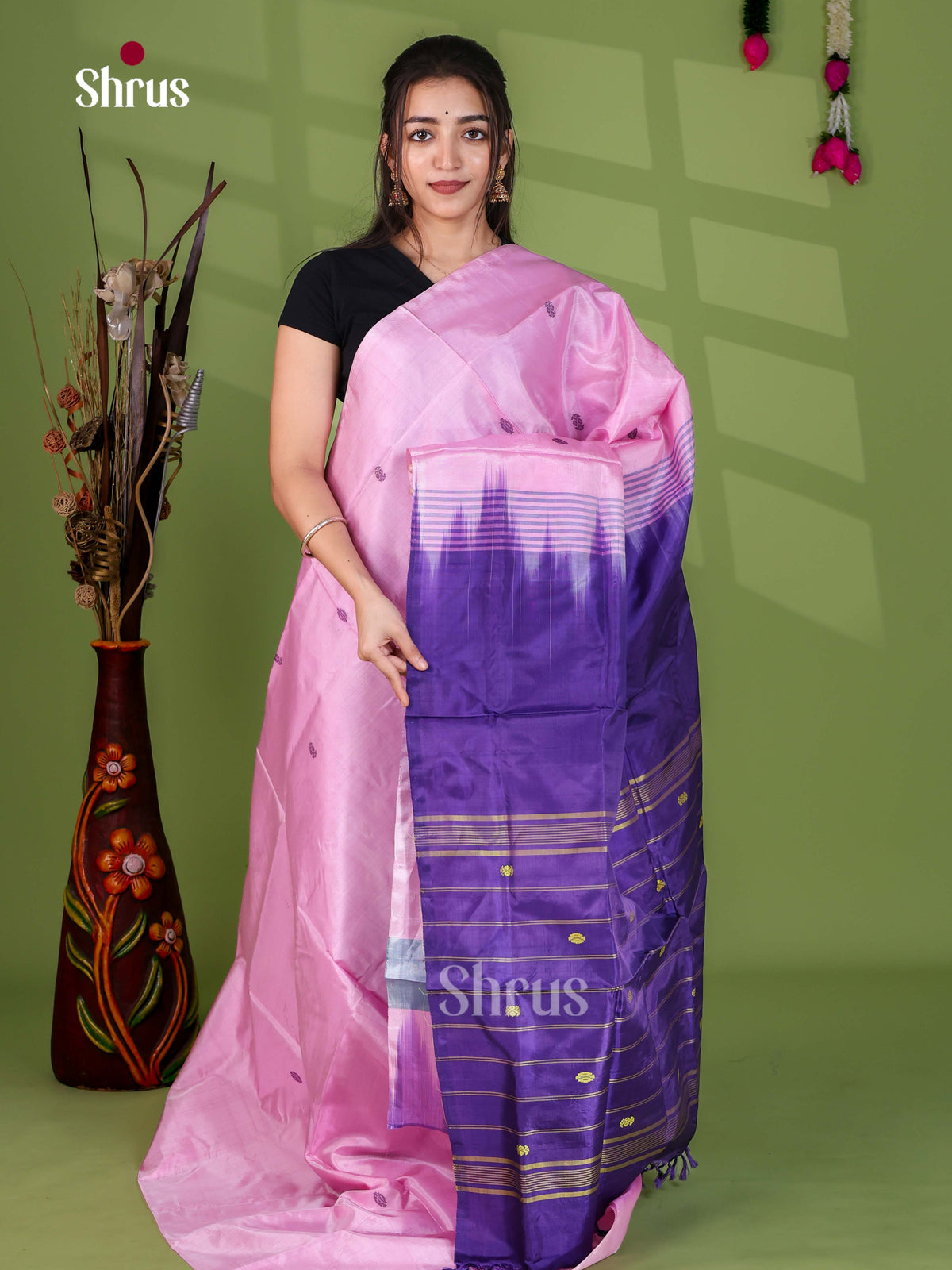 Banana Pith Saree - EH29030