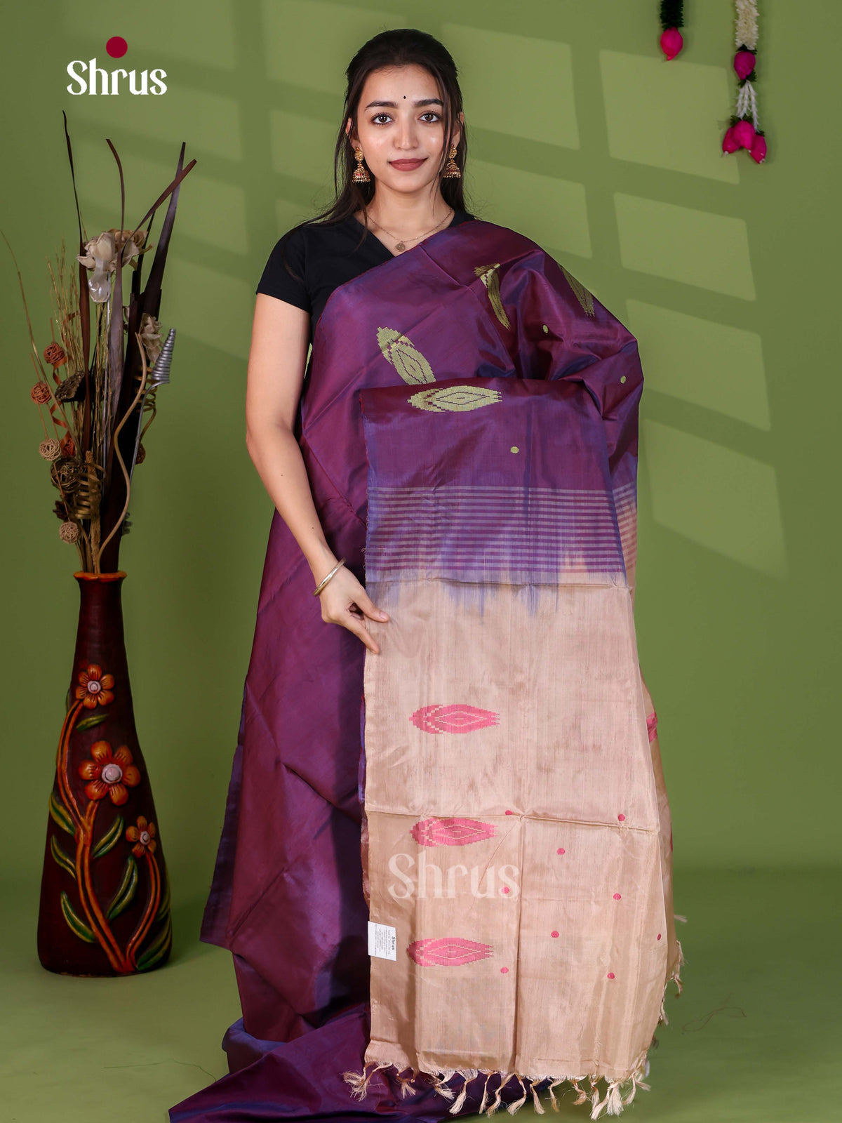 Banana Pith Saree - EH29032