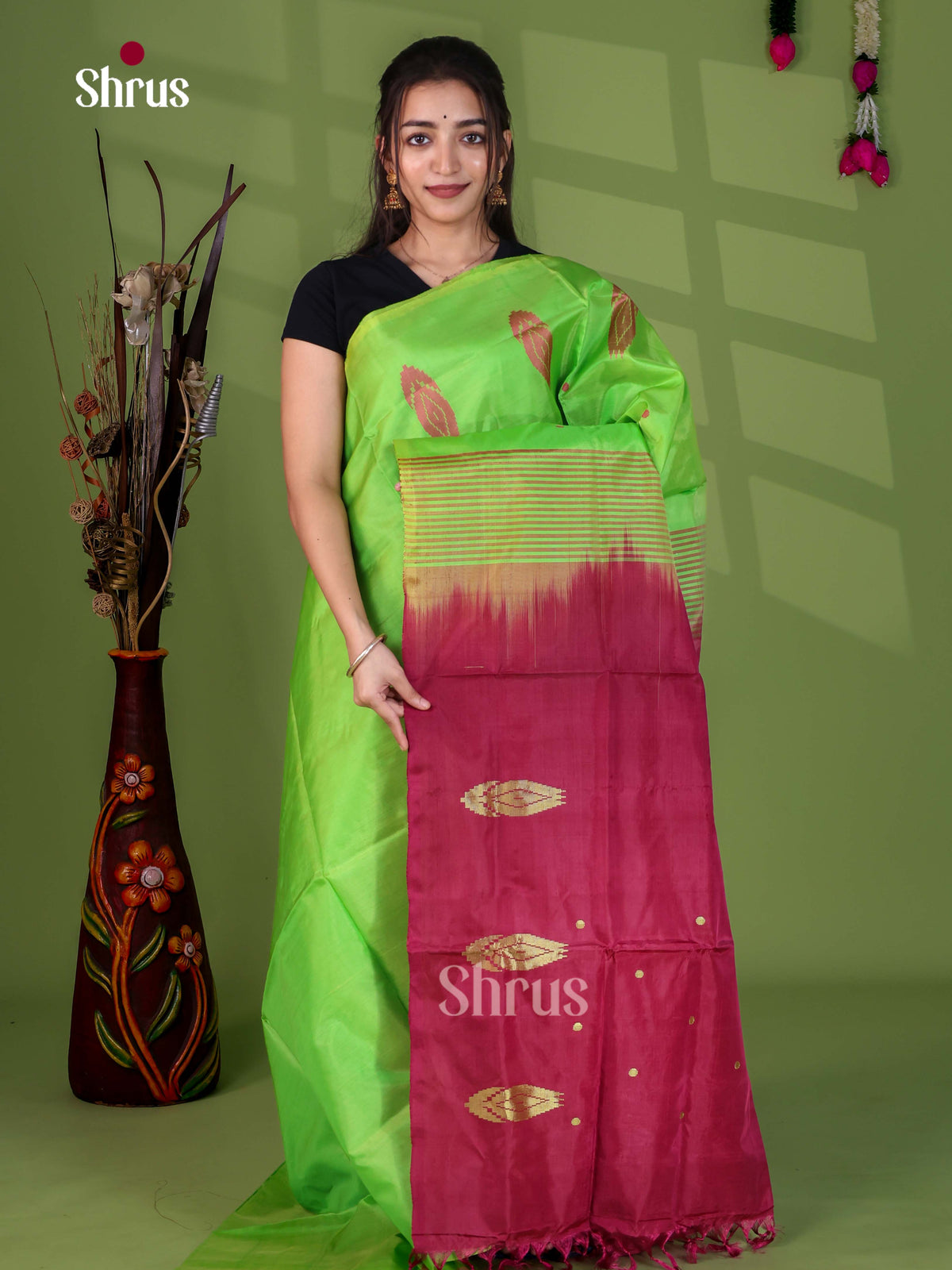 Banana Pith Saree - EH29035
