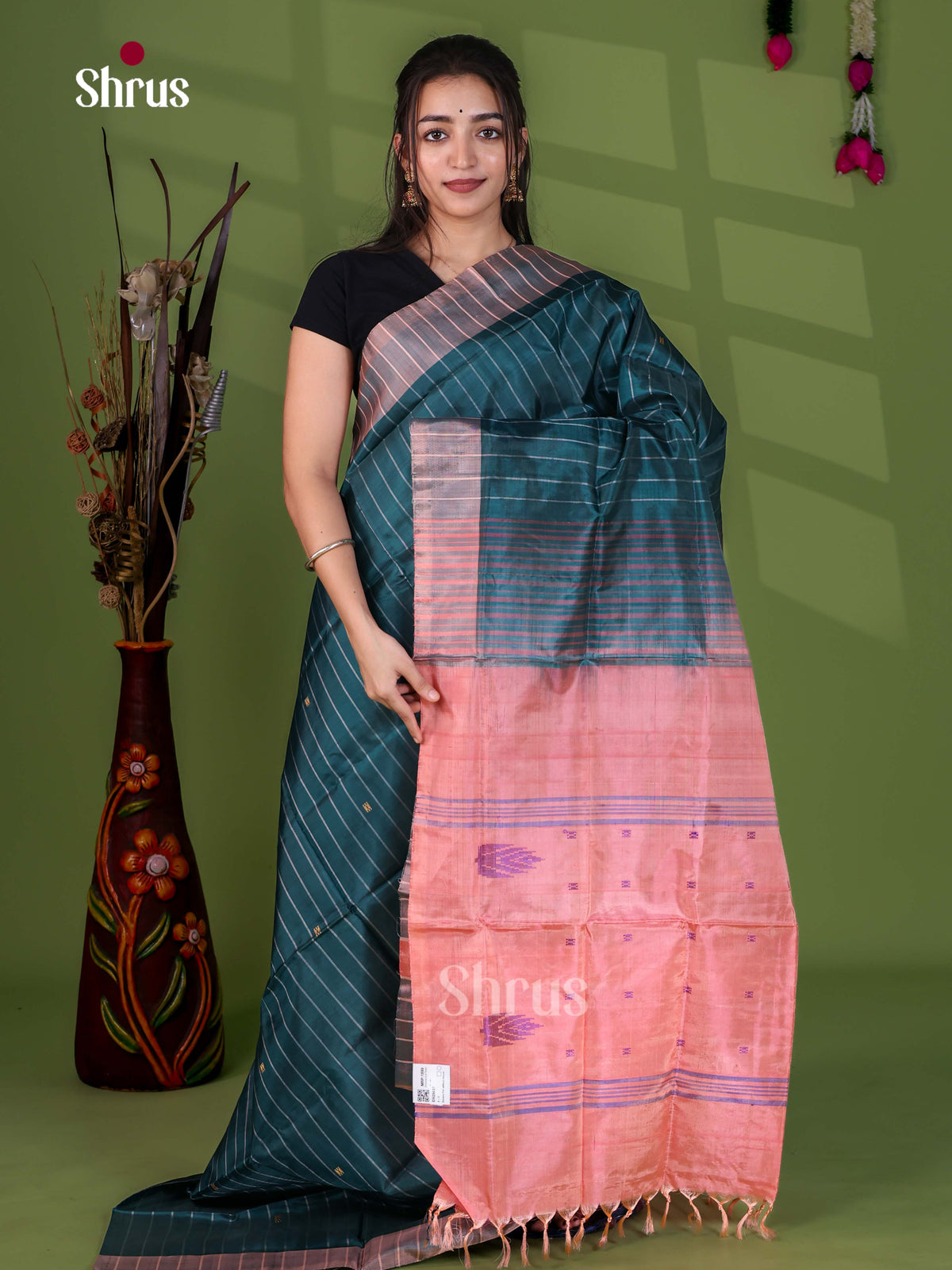 Banana Pith Saree - EH29037
