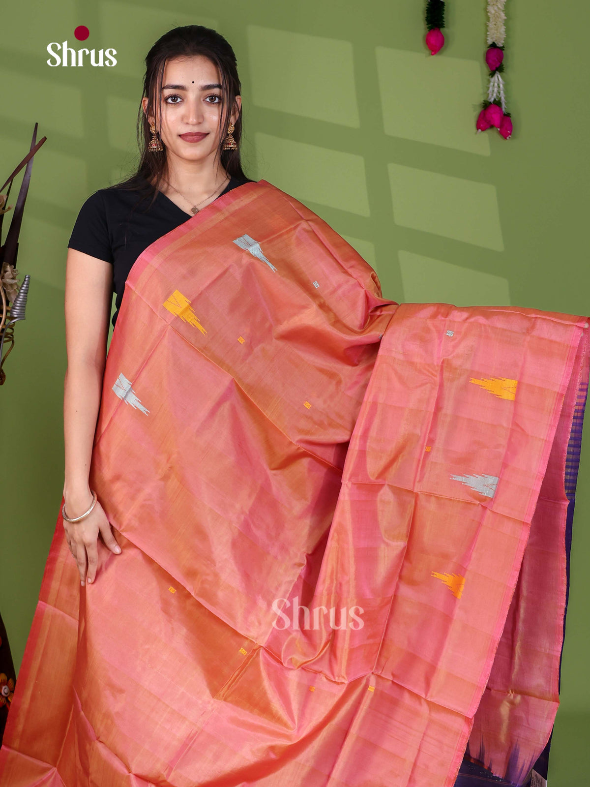 Banana Pith Saree - EH29048