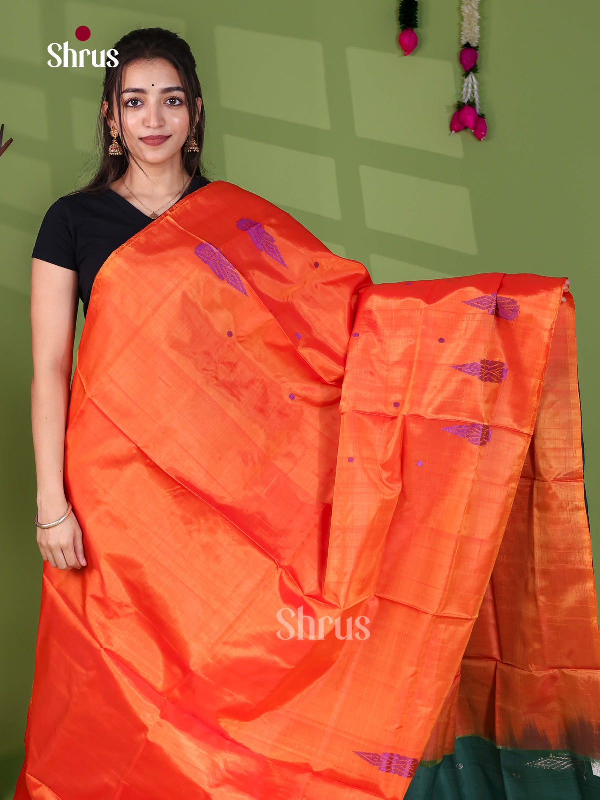 Banana Pith Saree - EH29059