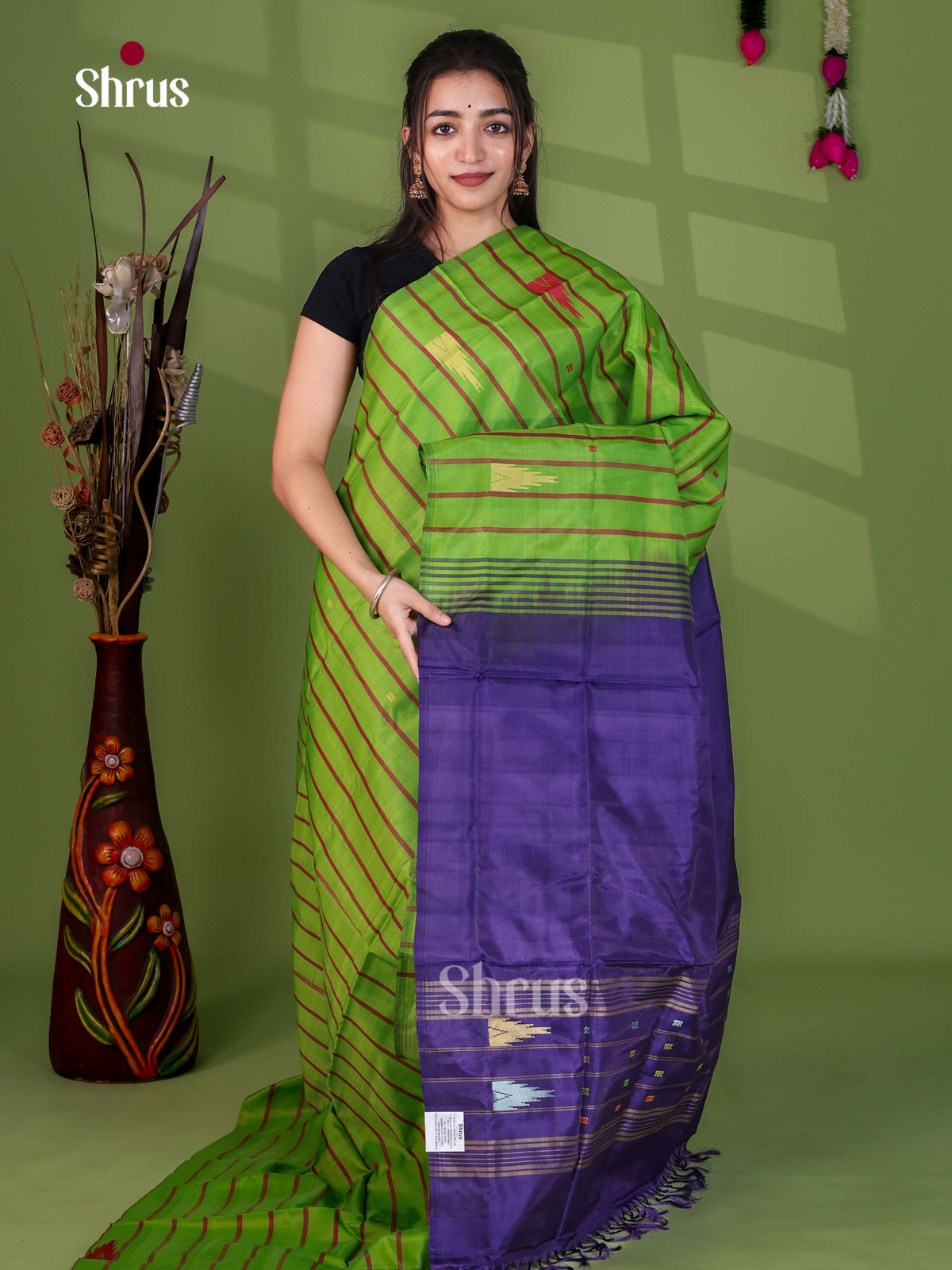 Banana Pith Saree - EH29066