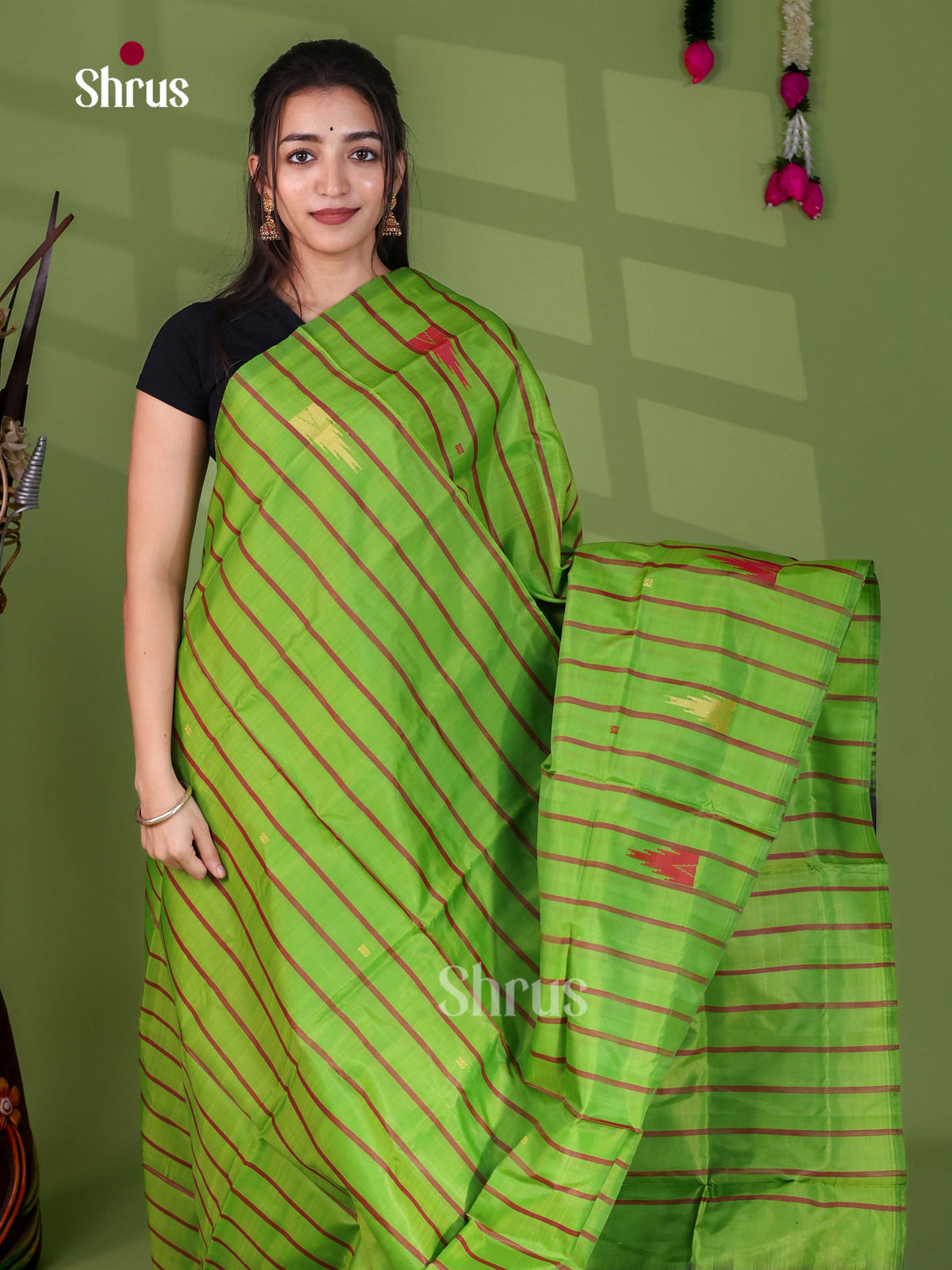Banana Pith Saree - EH29066