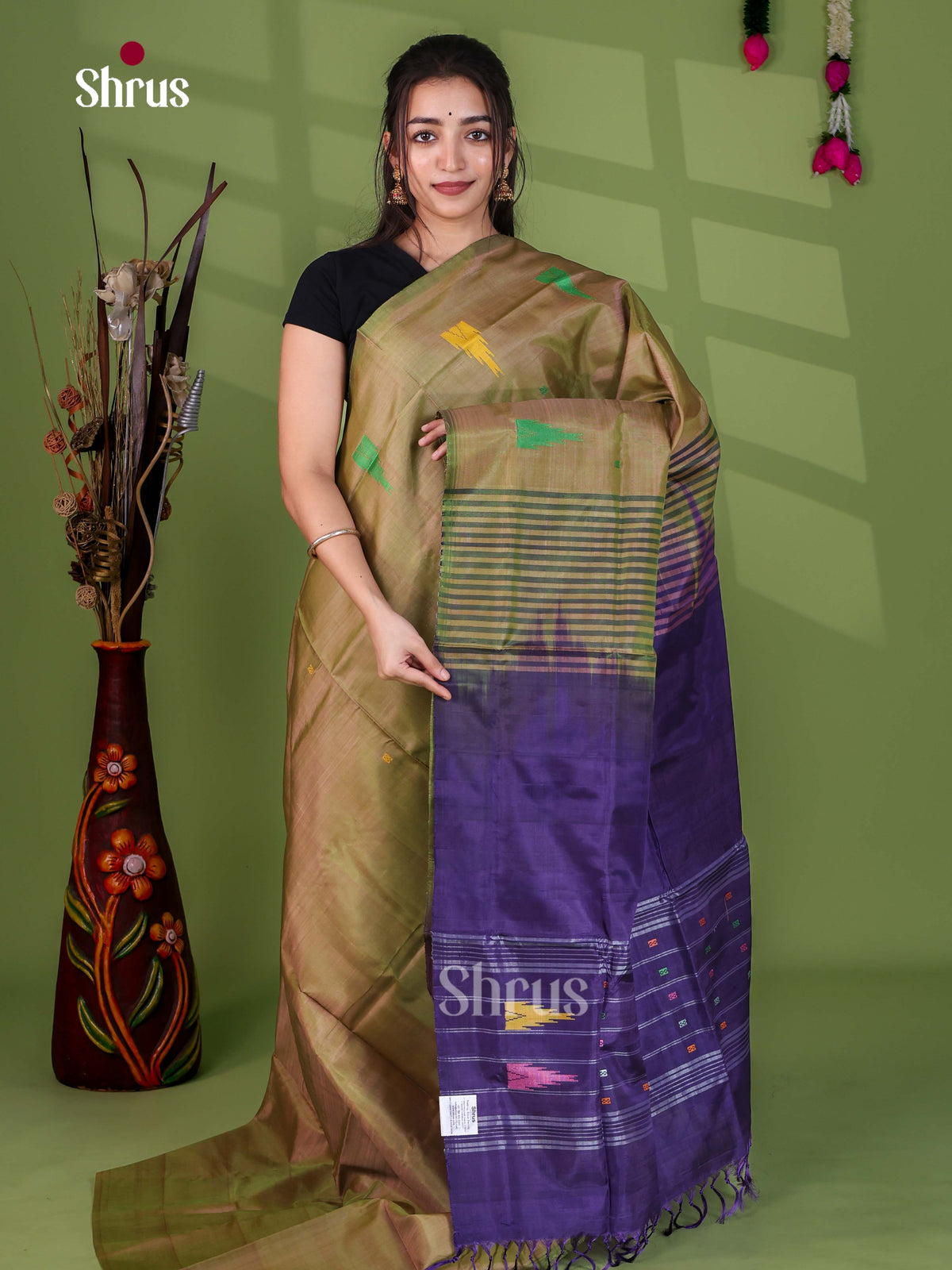 Banana Pith Saree - EH29074