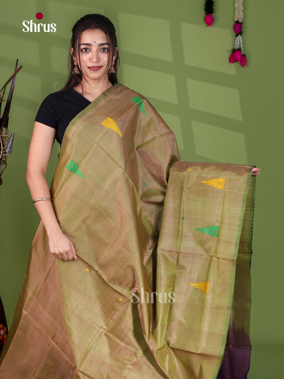 Banana Pith Saree - EH29074