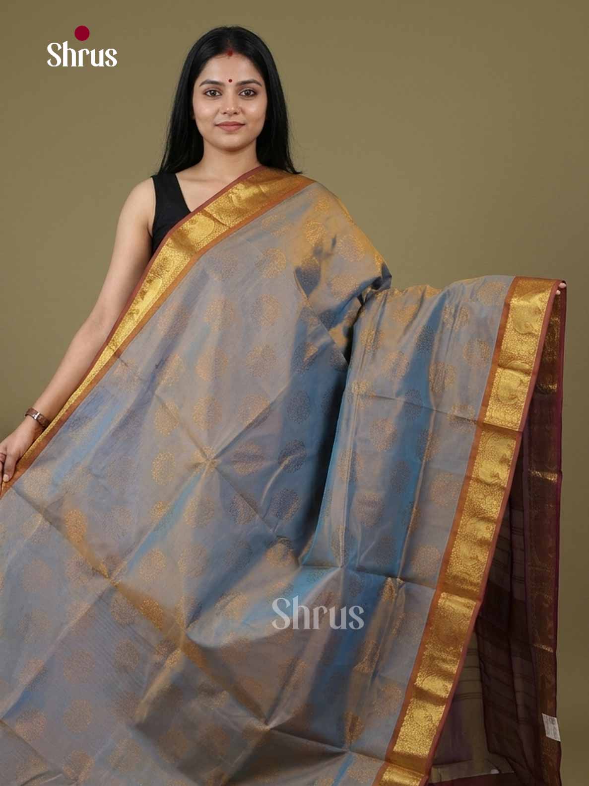 Silk Cotton Saree - EI01009