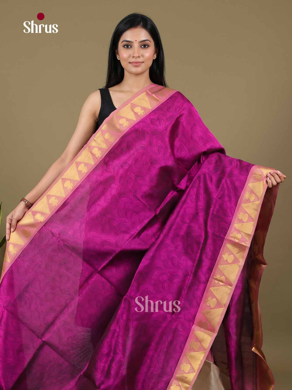 Silk Cotton Saree - EI01029