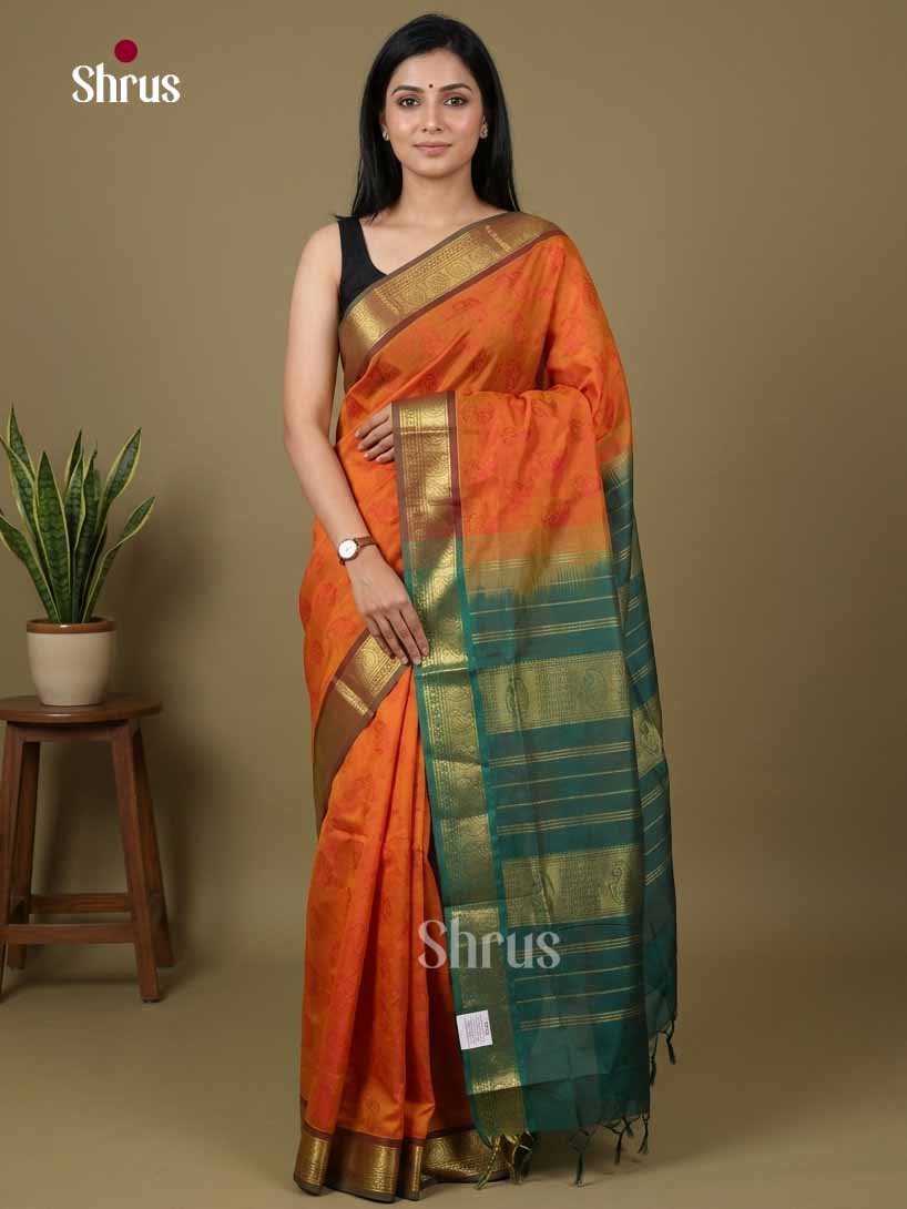 Silk Cotton Saree - EI01032