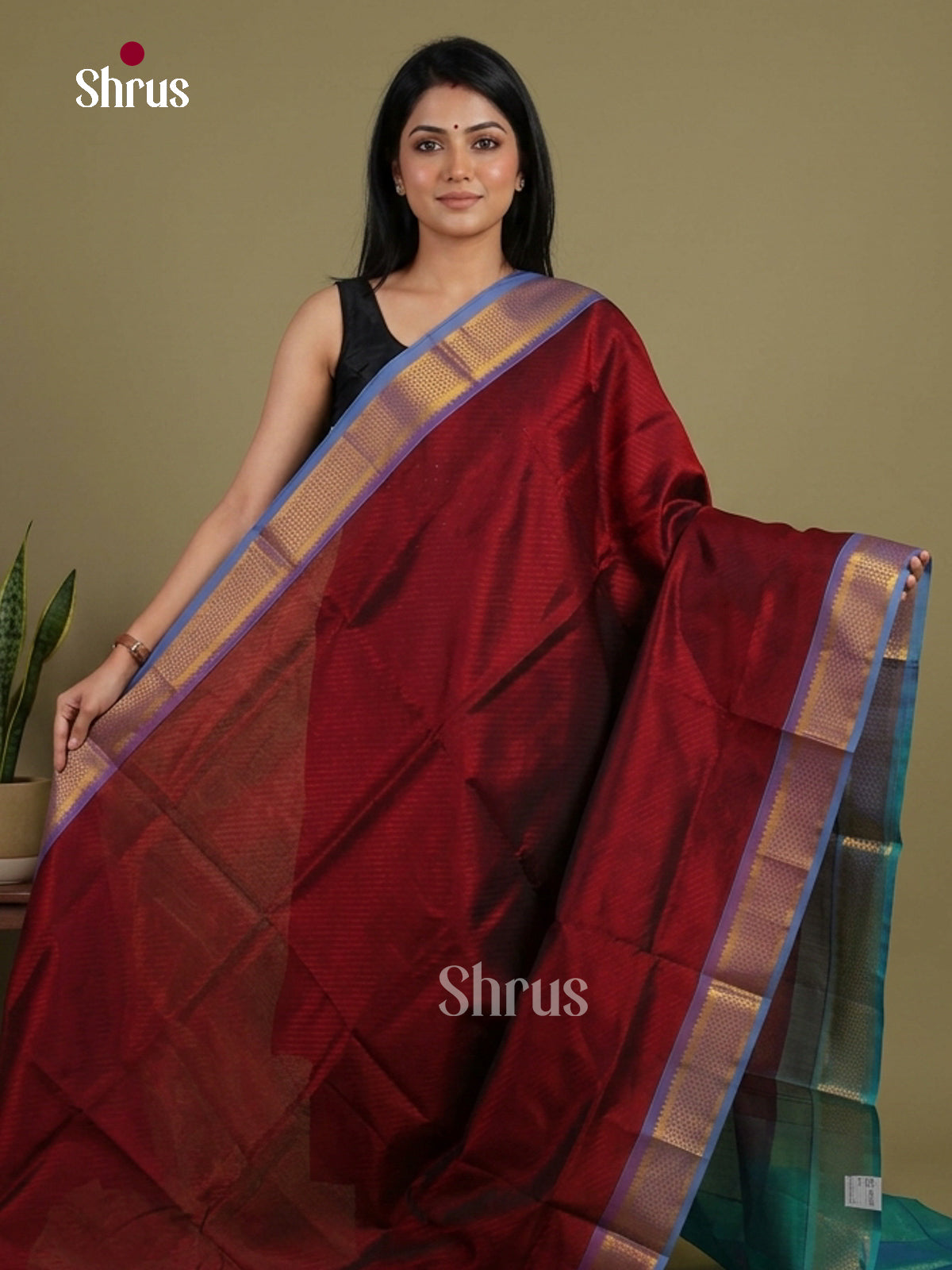 Silk Cotton Saree - EI01037
