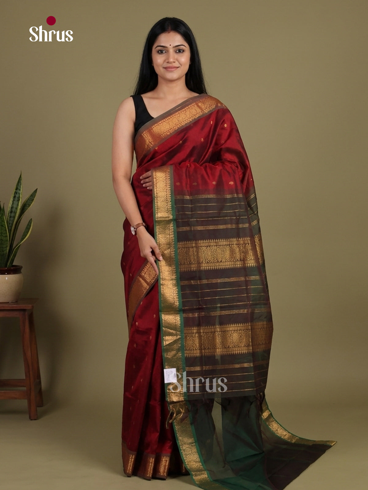 Silk Cotton Saree - EI01046