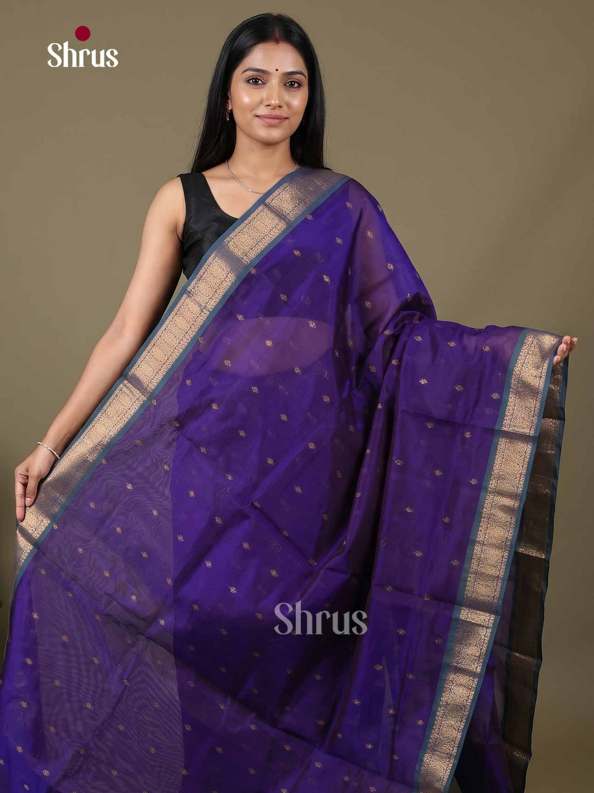 Silk Cotton Saree - EI01052