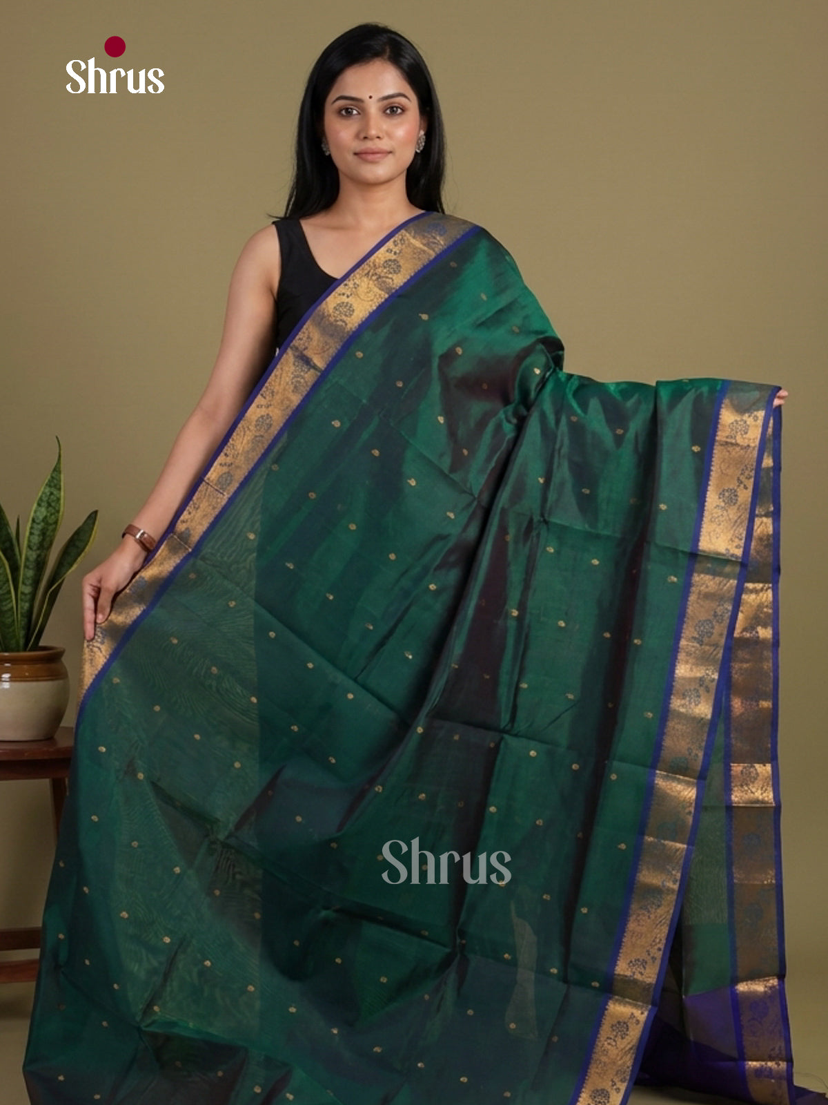 Silk Cotton Saree - EI01054