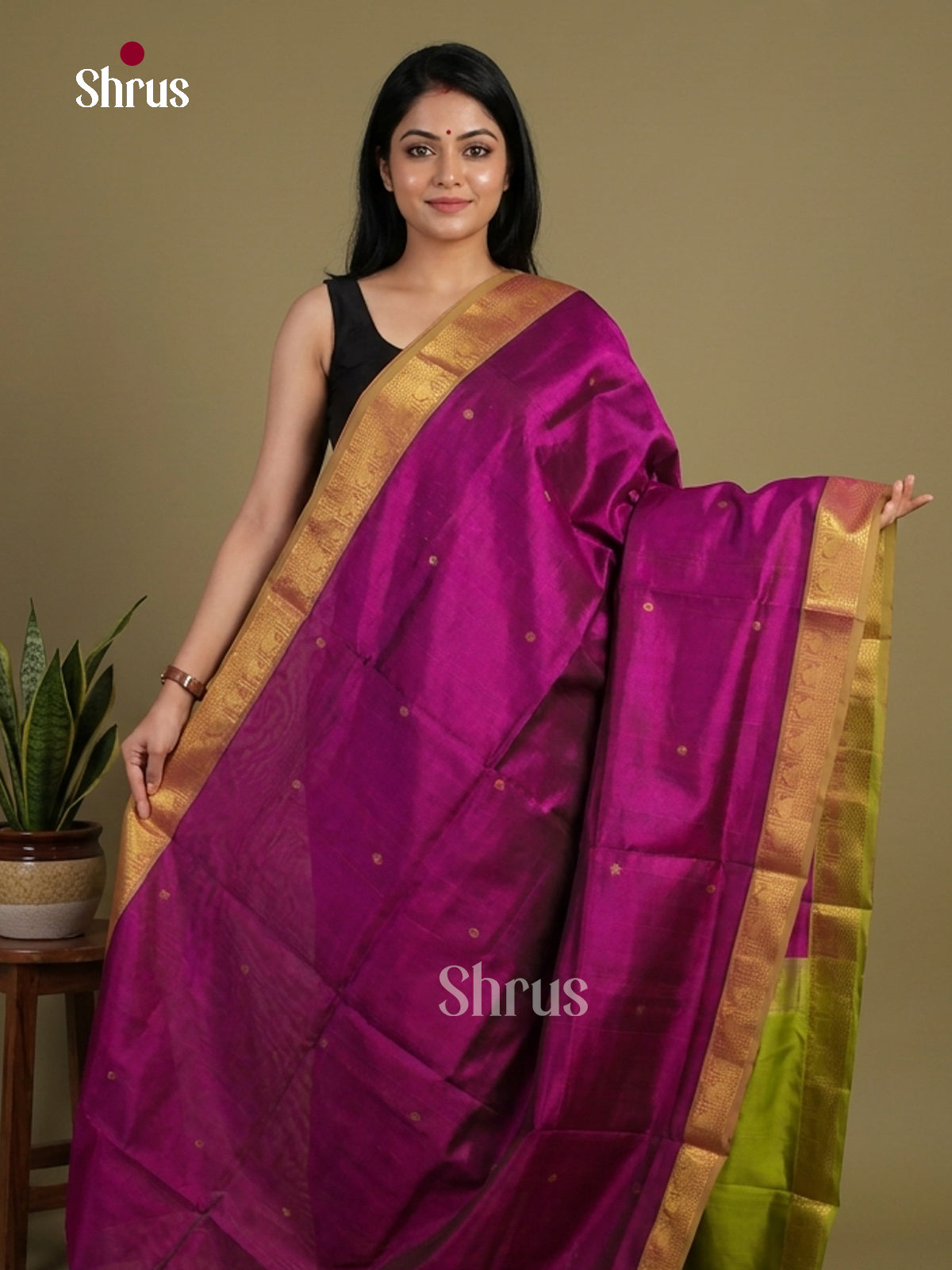 Silk Cotton Saree - EI01062