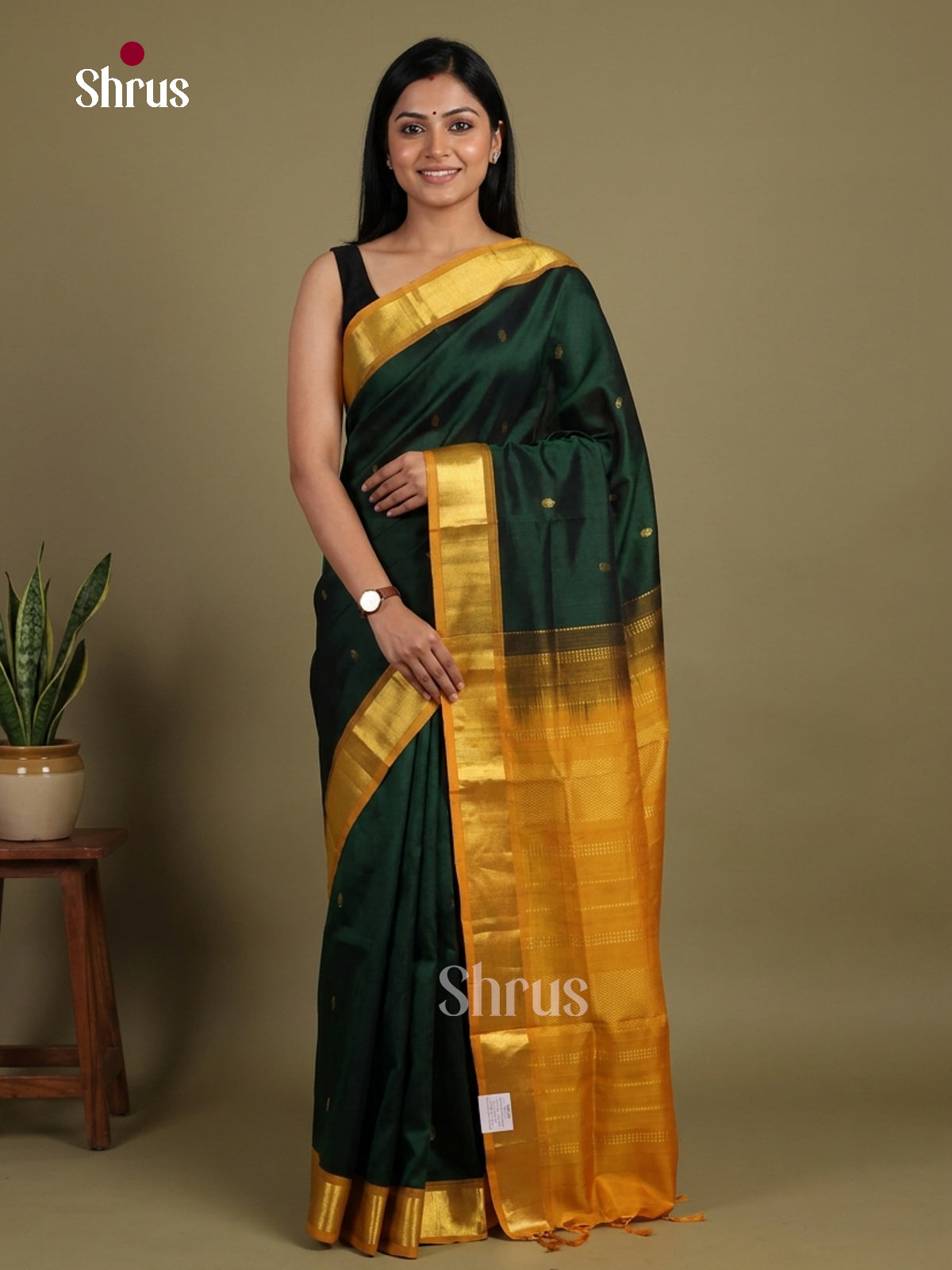 Silk Cotton Saree - EI01066