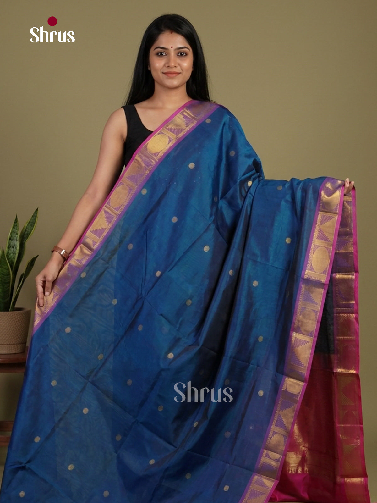Silk Cotton Saree - EI01068