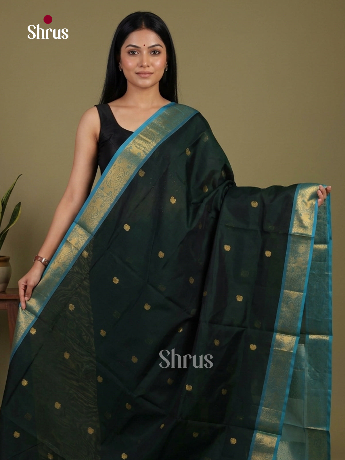 Silk Cotton Saree - EI01071