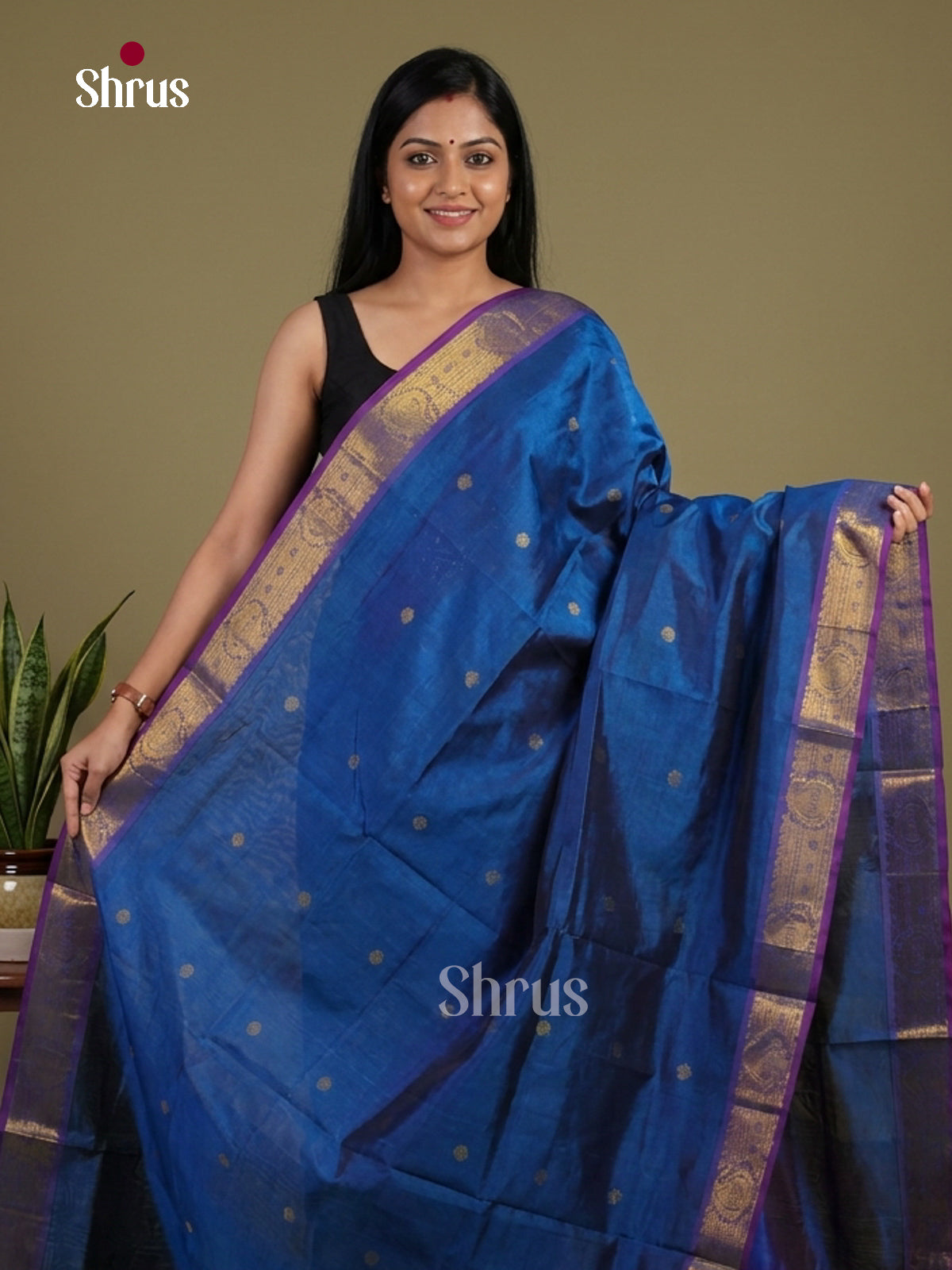 Silk Cotton Saree - EI01075