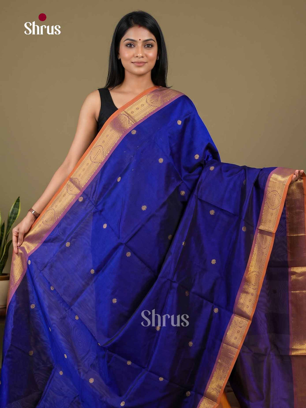 Silk Cotton Saree - EI01079