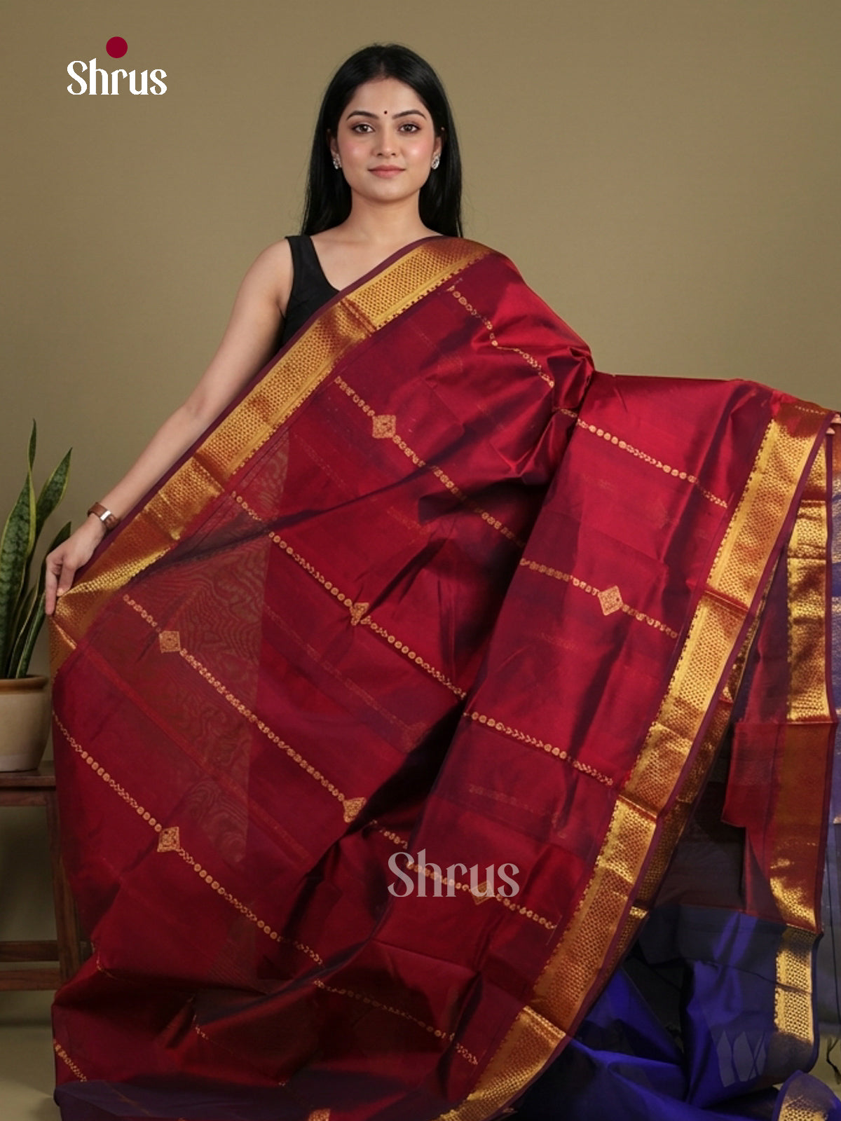 Silk Cotton Saree - EI01086