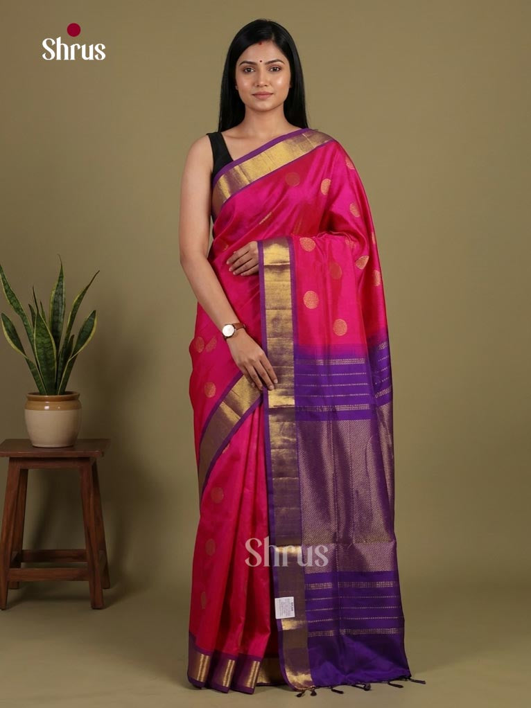 Silk Cotton Saree - EI01096