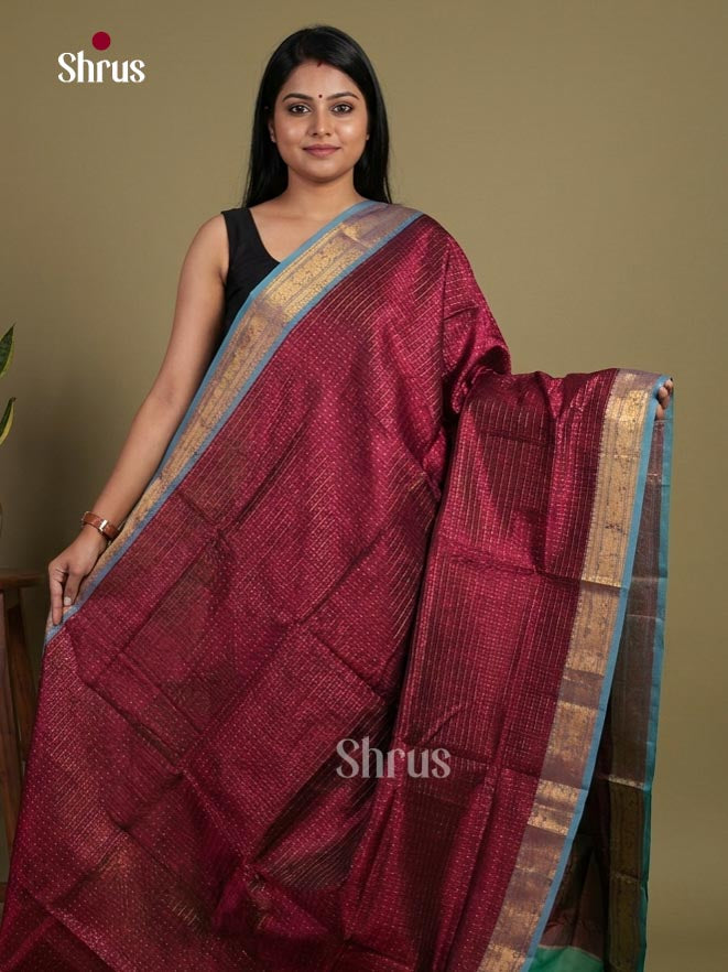 Silk Cotton Saree - EI01100