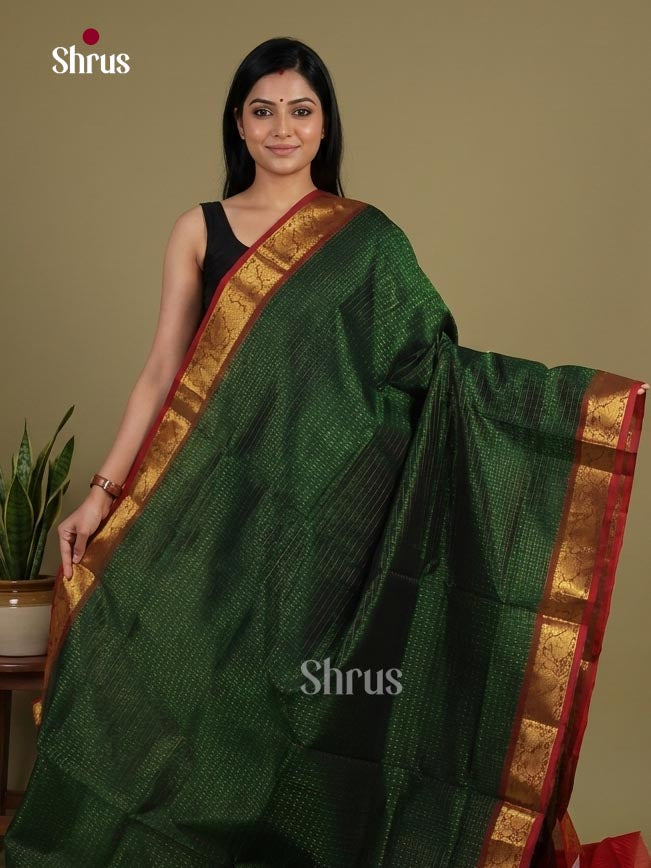 Silk Cotton Saree - EI01106