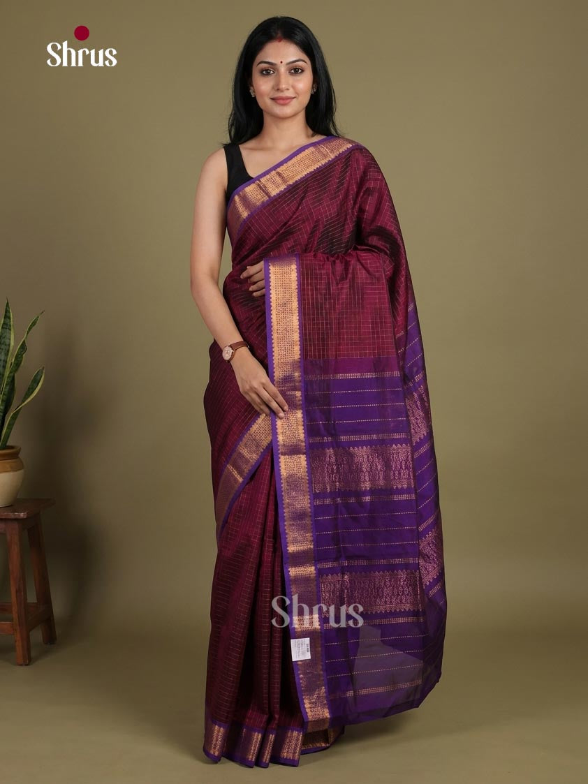 Silk Cotton Saree - EI01129