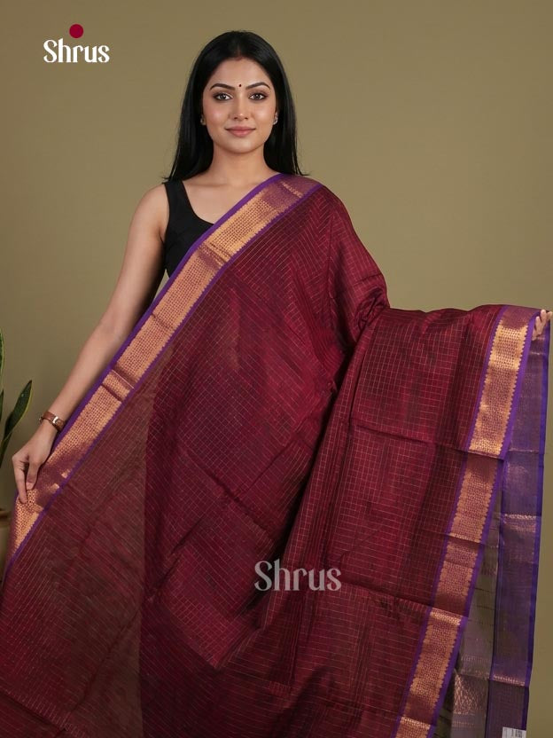 Silk Cotton Saree - EI01129