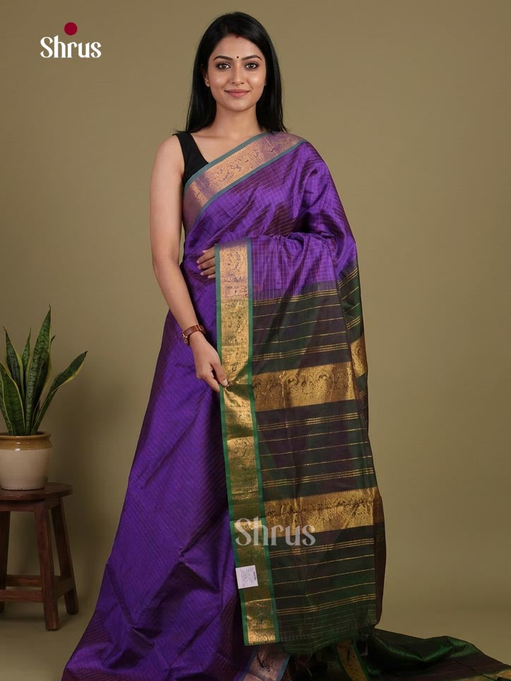 Silk Cotton Saree - EI01132