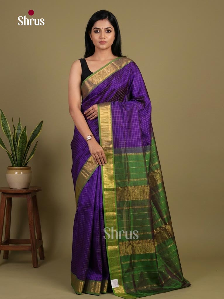 Silk Cotton Saree - EI01142