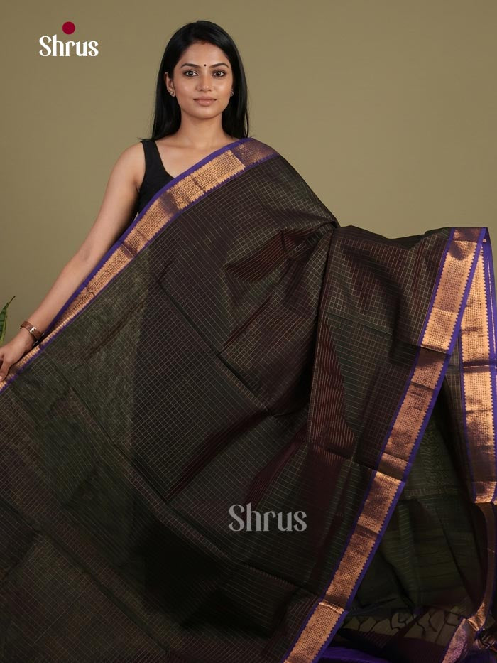Silk Cotton Saree - EI01143