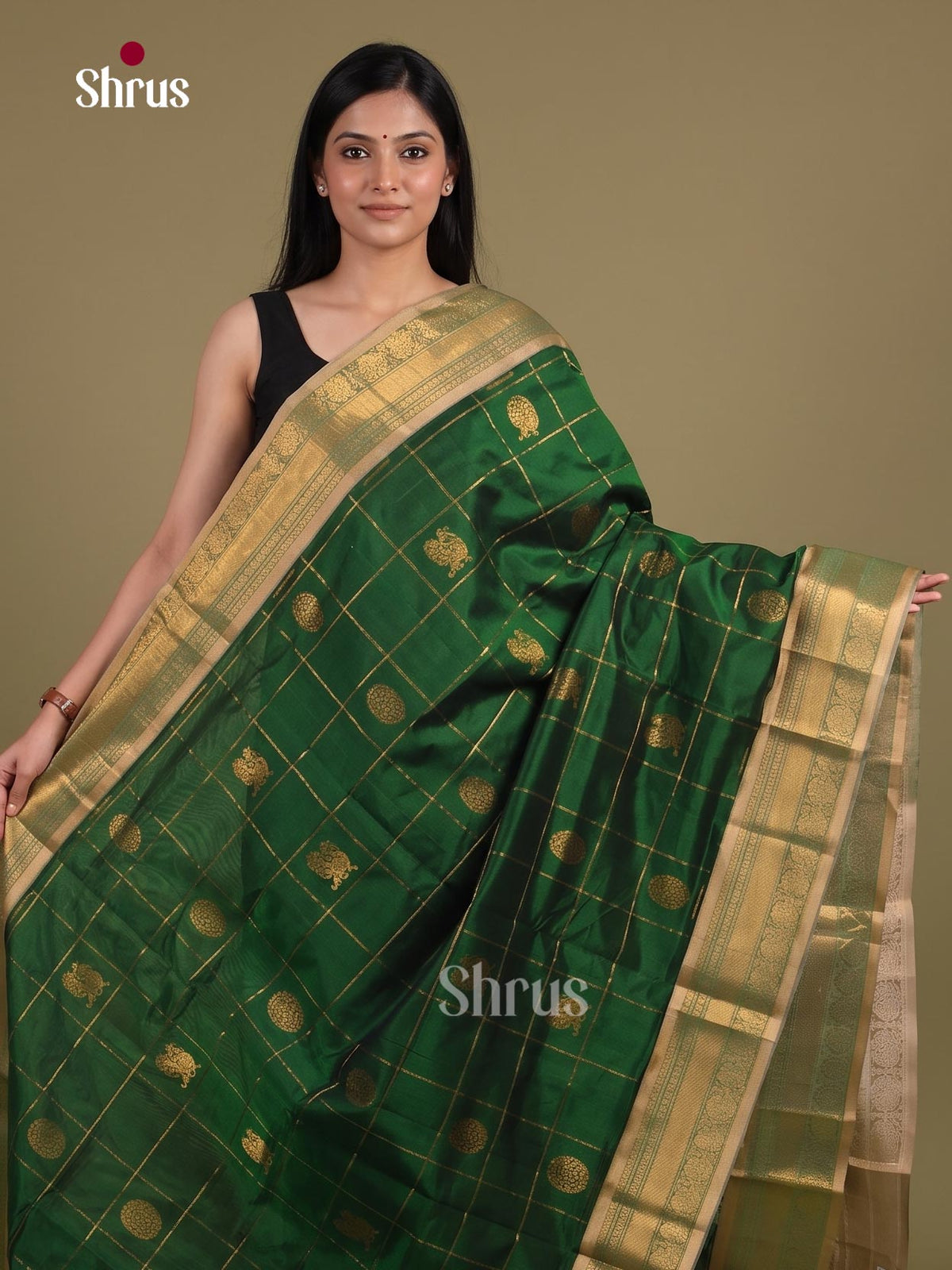 Silk Cotton Saree - EI01144
